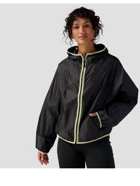 Stoic Olive Green Packable Windbreaker Jacket